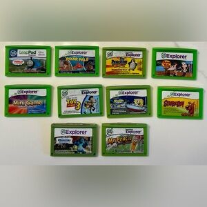 LeapFrog LeapPad Explorer Games Lot (10)